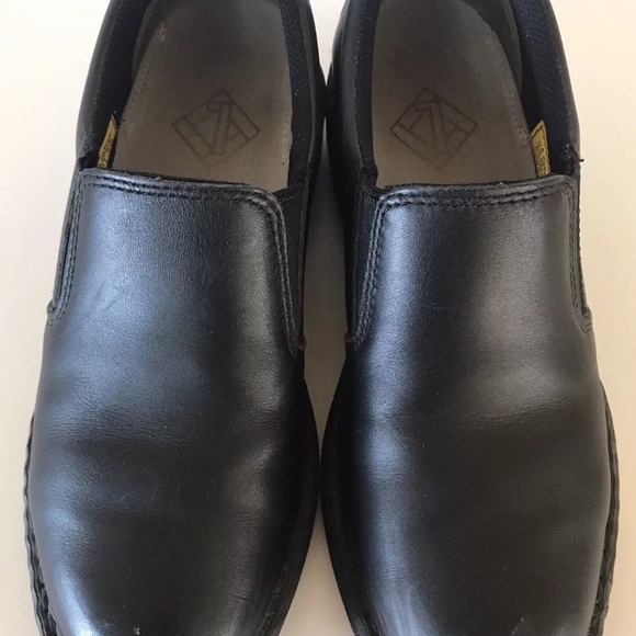 LeHigh pwr cushion stl toe size 8W black leather - Picture 6 of 8